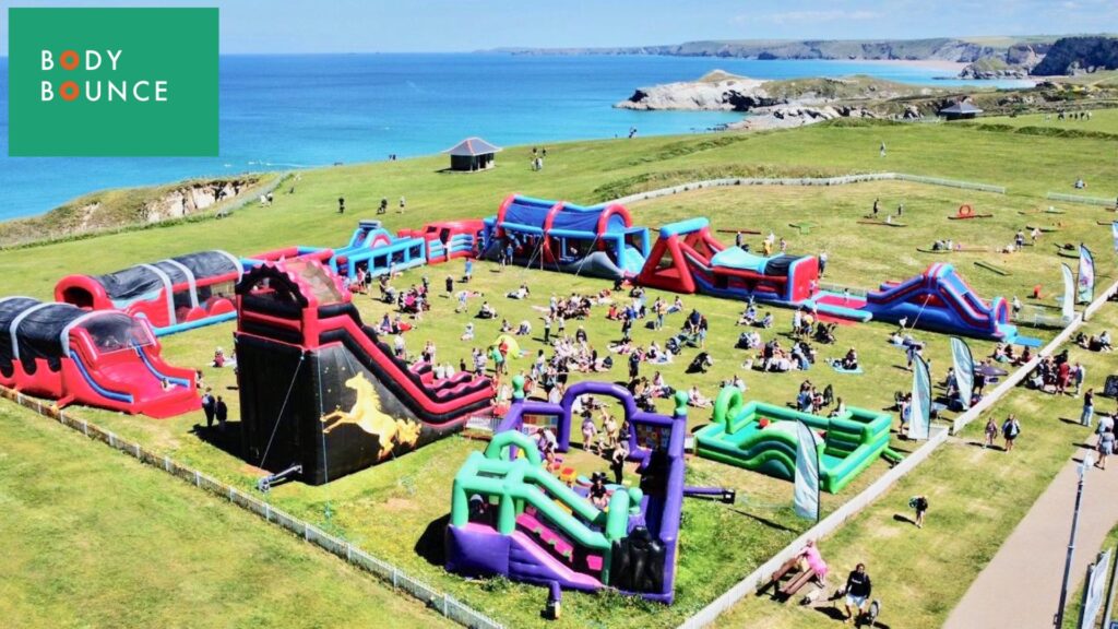 Body Bounce Bouncy Castle Park in Newquay